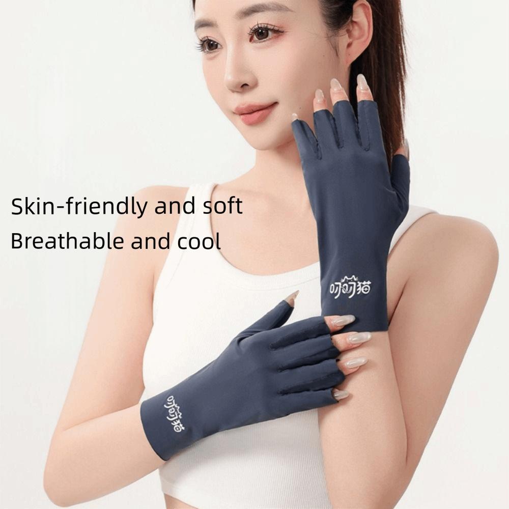 Nail Uv Protection Nail Painting Gloves Protect Finger Skin Drive Gloves For Led Lamp