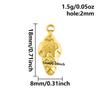 5pc Exquisite Food&Fruit Pendant Three-Dimensional Small Bag Charm Stainless Steel Pendants For Jewelry Making Supplies Breloque