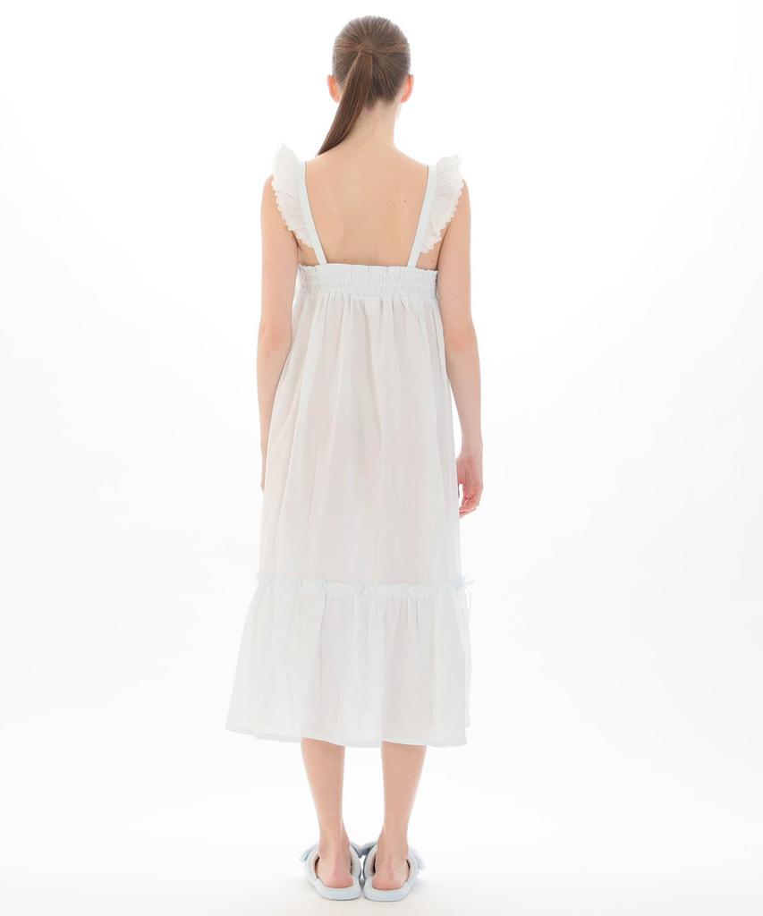 Narue Nightshirt Classic Cami Size M Women's 60/Lawn Dress, Blue,