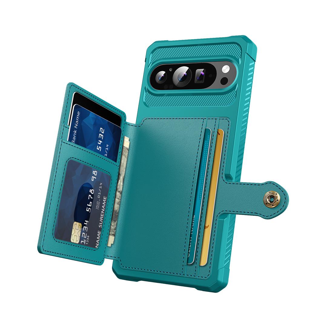 Wallet Case for Google Pixel 10 9 Pro XL Protective Cover Card Slots Shockproof Rugged PU Leather Flip Car Magnetic Wallet Cover