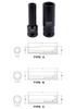 LICOTA 1/2" Hex Metric Pneumatic Socket Set 26-38mm A4026L