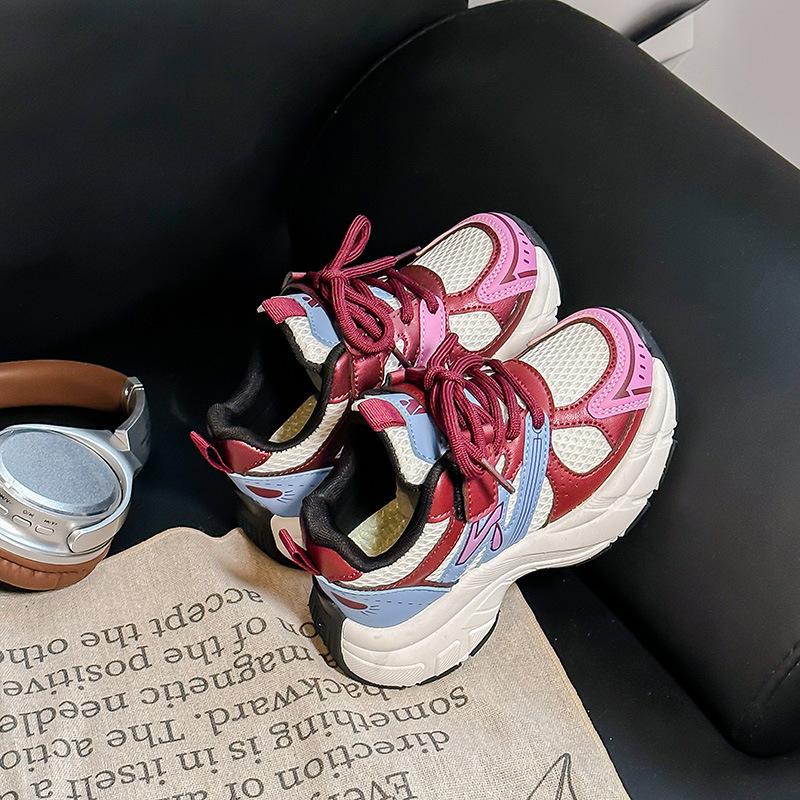 

Girls shoes dad shoes 2025 autumn new Korean version versatile boys sports shoes mesh breathable casual shoes 27