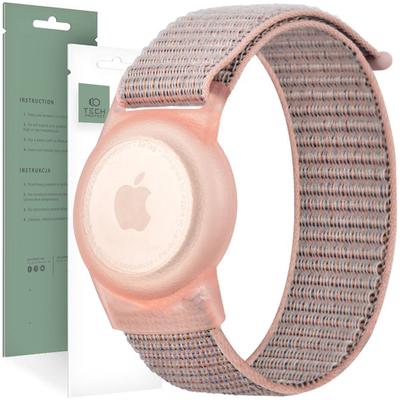 Tech-Protect Nylon For Kids Apple Airtag Pink