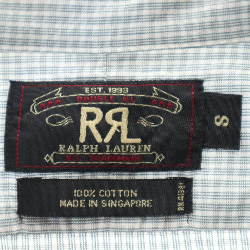 RRL 90s Initial tag Red 3 stars Old Check Pattern Long sleeve shirt Men's Used