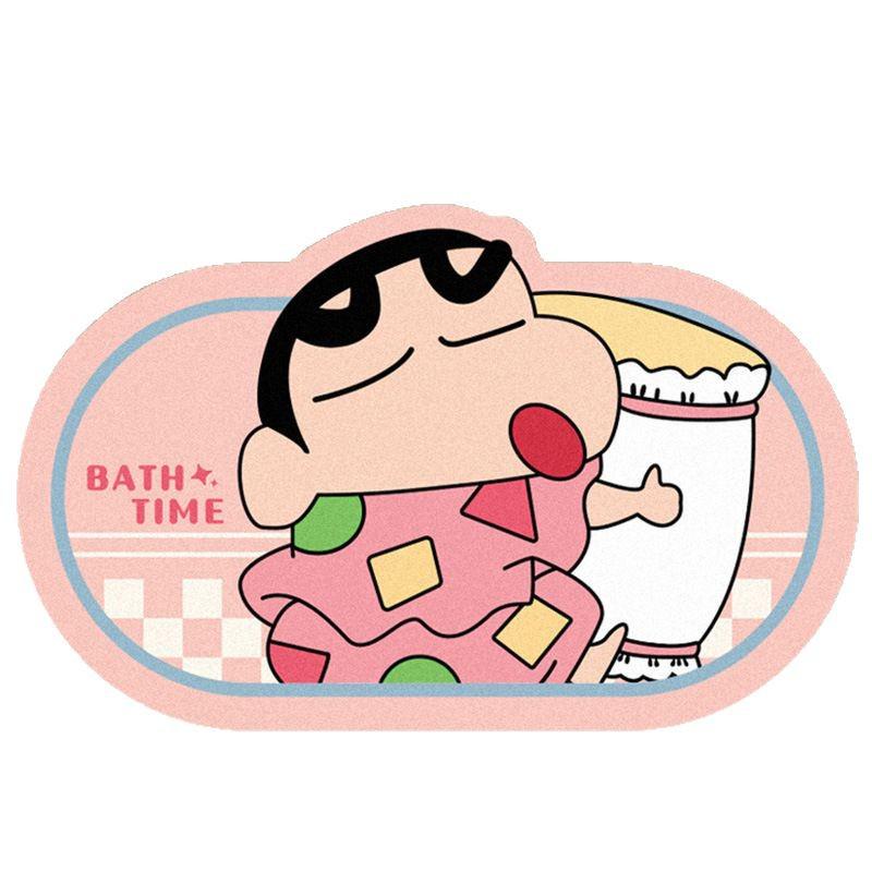Diatom Mud Quick-Dry Non-Slip Bathroom Mat - Crayon Shin-chan Design