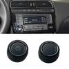 X1/x2 For VW Polo 5 6R Golf 6 Jetta A6 Bora Skoda Octavia Fabia 2 RCN210 Radio Control Rotary Knob Screen Switch Button Cover