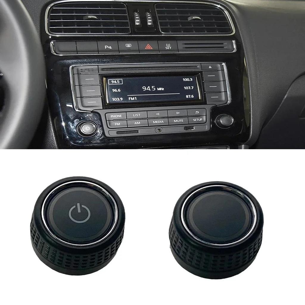 X1/x2 For VW Polo 5 6R Golf 6 Jetta A6 Bora Skoda Octavia Fabia 2 RCN210 Radio Control Rotary Knob Screen Switch Button Cover