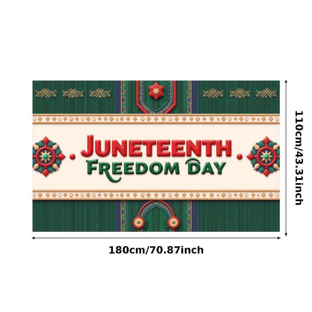

Durable Polyester Cultural Banner Event Backdrop Ethnic Decoration for Memorial Event Outdoor Decoration National Holiday