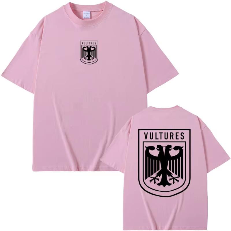 2026 Summer Rapper Kanye West Vultures New Music Album Graphic T Shirts Hip Hop Fashion Tshirt Suitable For Both Men And Women