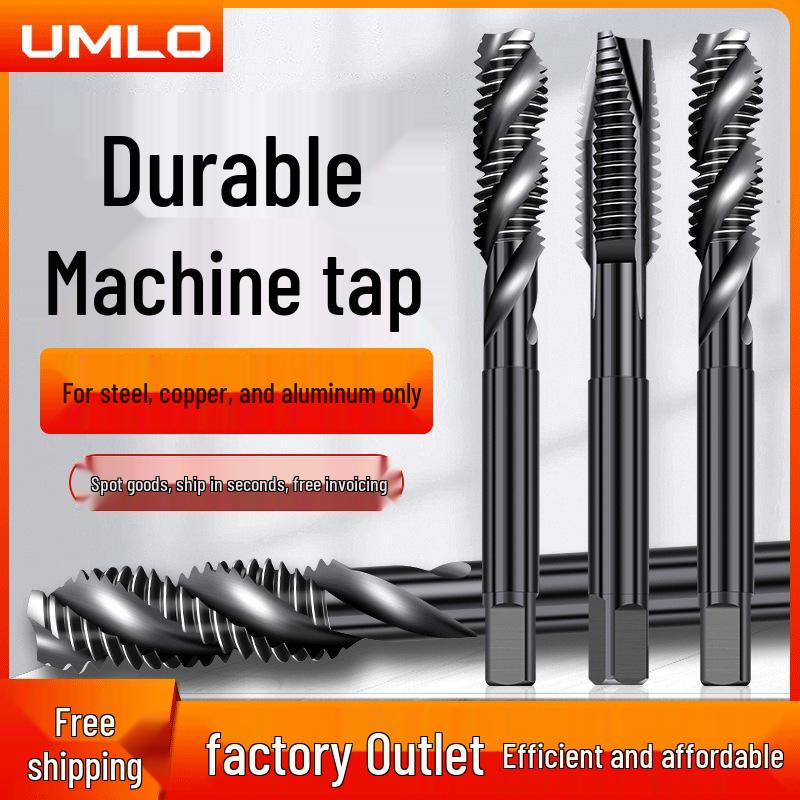 65° Nitridační strojový spirálový závitník pro nerezovou ocel, Velikosti M3-M12