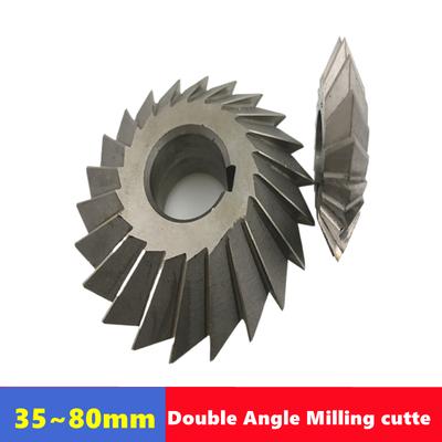 Fresa a doppio angolo HSSM2 con un diametro di 35 45 60 75 80 mm e angoli di 30 45 60 75 90 gradi è utilizzata per la fresatura di parti in acciaio