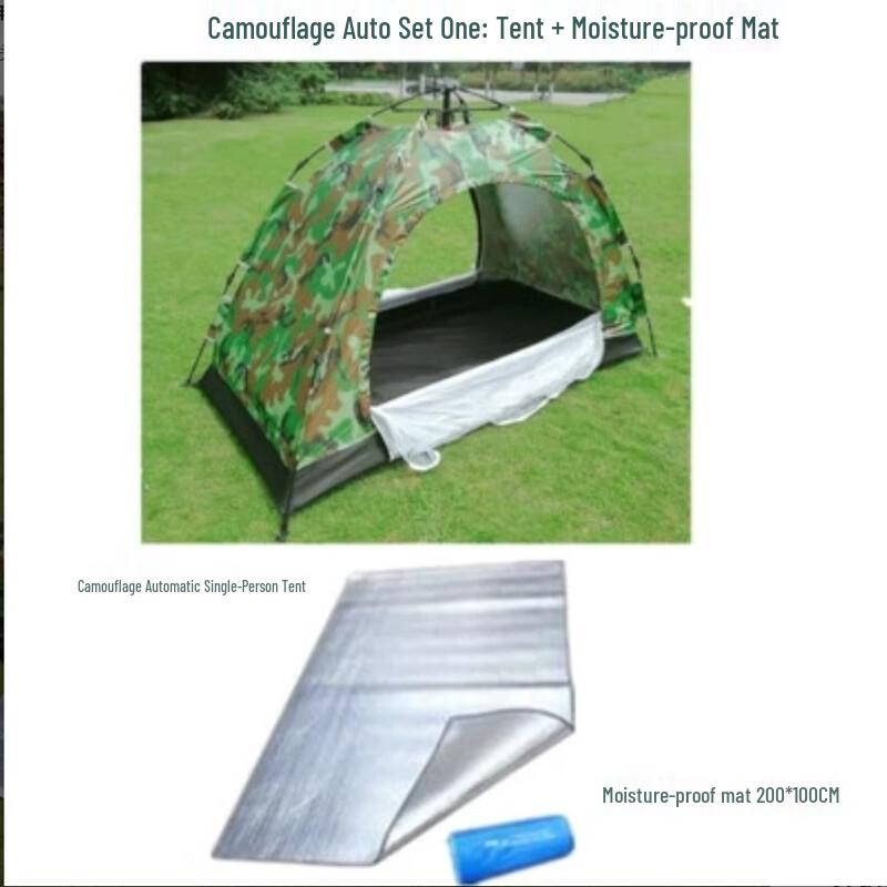 Automatic Camouflage Single Person Camping Tent
