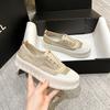 Autunno Estate Nuove Scarpe da Pescatore Casual Sportive Multiuso con Fondo Spesso e Punta Tonda Donna