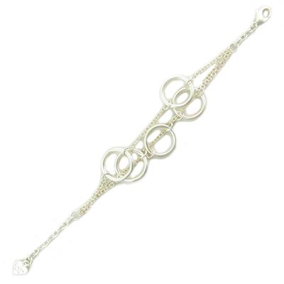 [P9581] - Silbernes Designer-Armband „Antica“