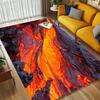 Lava Flow Wohnzimmer Rutschfester Bereichsteppich Weicher Teppich für Schlafzimmer Spielzimmer Sofa Büro Heimdekoration Fußmatte Weihnachtsgeschenk C9302474