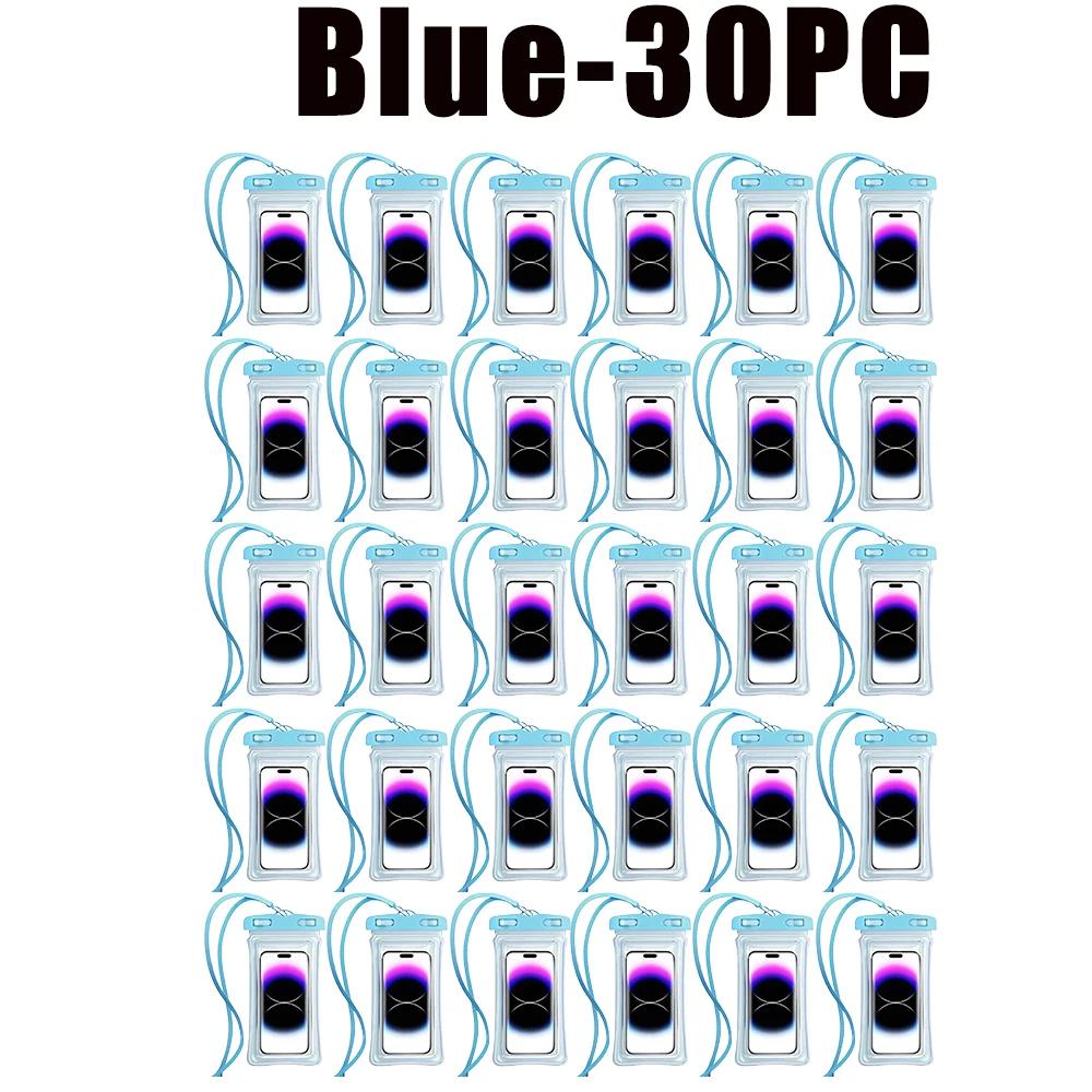 1-30PCS High Quality Universal Waterproof Smartphone Bag Phone Case Floating Waterproof Phone Pouch Bag for Diving Swimming
