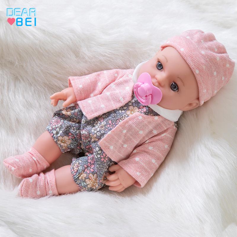Comforting Reborn Vinyl Baby Doll Toy - Soft Rubber Gift for Children