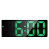 Electronic Clock LED Display Digital Mirror Alarm Clocks Battery PlugIn DualUse 0712