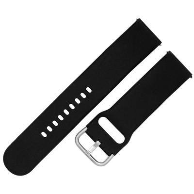 Klefer 20mm Silicone Resin Watch Strap, Easy To Use with Tools, Black, RS-20-001-BK