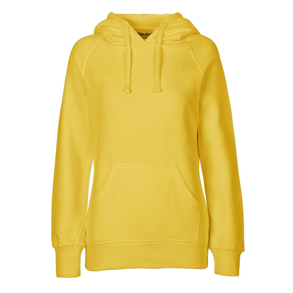 Neutraler Damen/Damen Einfarbiges Kapuzensweatshirt