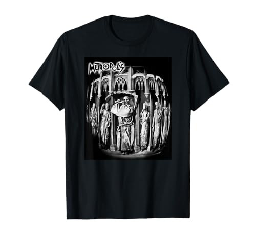 The Seven Deadly Sins, Metropolis, Horror, Grim Reaper, Skeleton, Skull, Sci-Fi, Movie, Halloween, Retro Art, Cool, Skull, Scary T-shirt