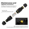 Cable Connector IP68 Waterproof Junction Box with 3-Pin Connection Clamps for Diameter 6-10 mm Outdoor Wire Connector Car Power