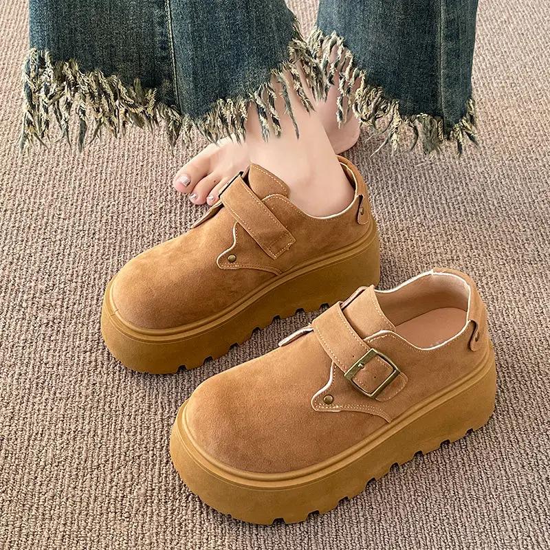 Round Toe High Heels Platform Pumps Ladies on Heeled Women's Shoes Fashion Sale Y2k Quick Delivery 2025 Trend with Discount 39