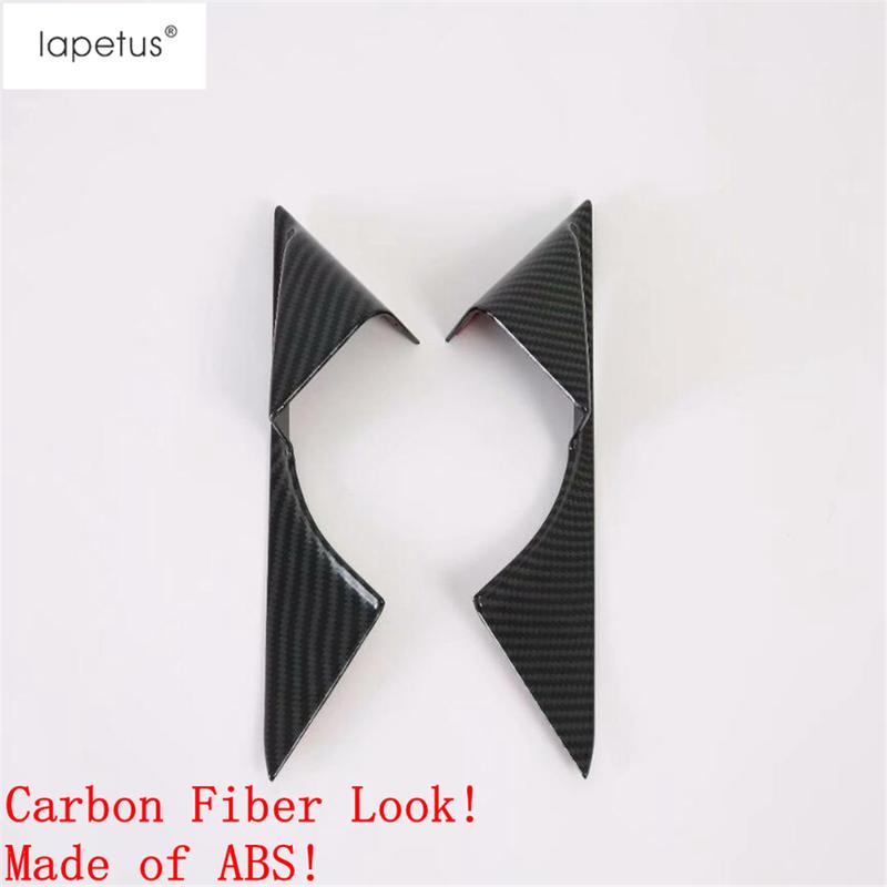 Car Inner Window Front Pillar A Triangle Panel Decoration Cover Trim For Mazda 6  - 2024 Carbon Fiber Accessories Interior