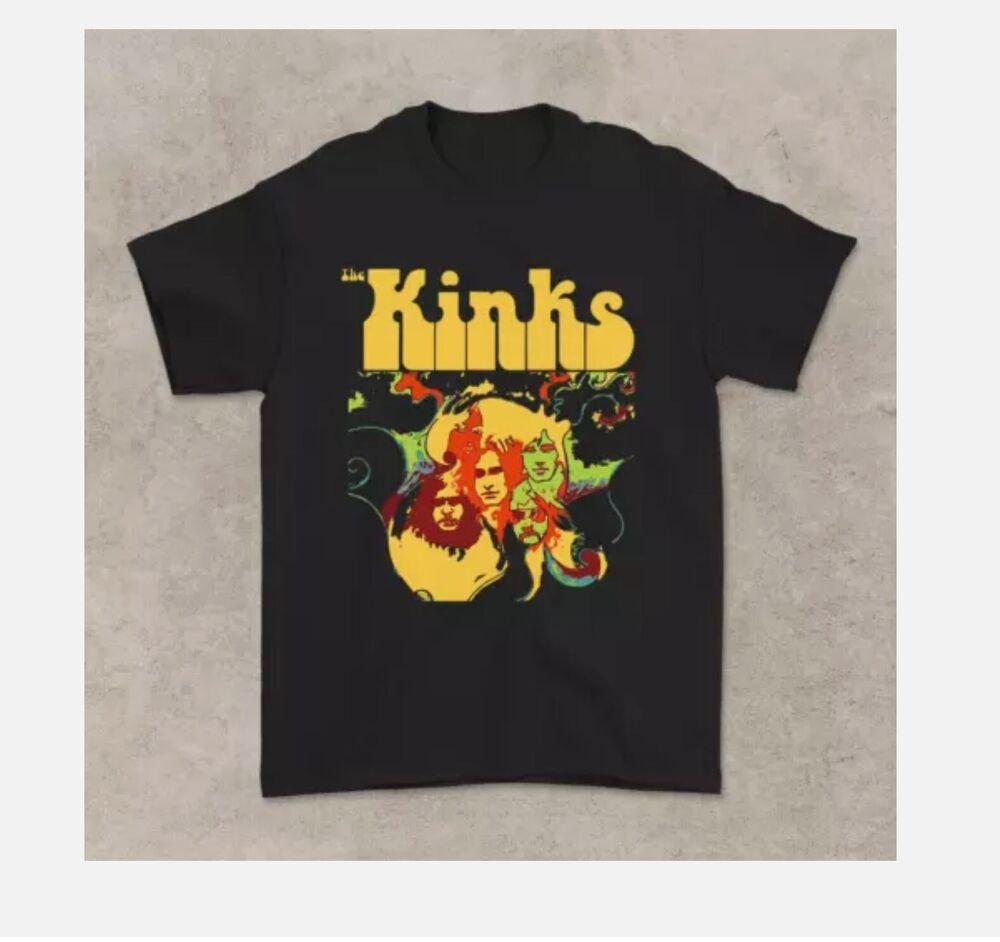 Футболка унисекс группы The Kinks Для мужчин и женщин Хлопковая футболка Унисекс футболка S