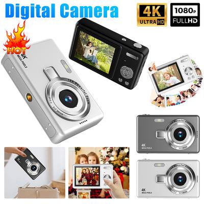 4K HD 1080P Digitalkamera 96MP Tragbare Vlogging-Kamera 16x Zoom Camcorder-Kamera 2,4-Zoll-IPS-Bildschirm für Fotografie und Video