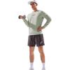 Li Ning Fitness Series Round Neck Logo Sports Sweatshirt Men Sweatshirt AWDV497-6