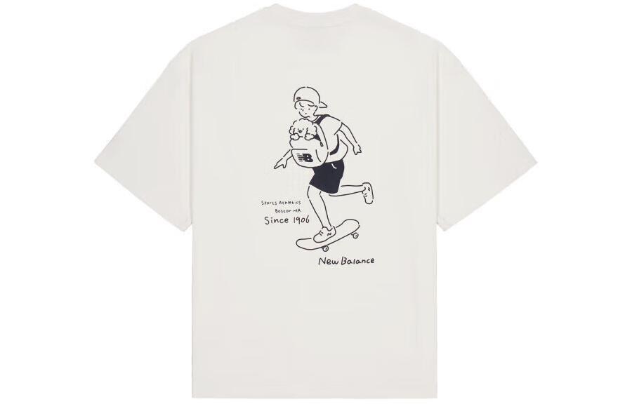 New Balance SS24 T Shirt Unisex White AMT42338-CIC