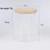 Diamond Pattern Cotton Pad Organizer with Wooden Lid - Multi-Purpose Desktop Storage Box