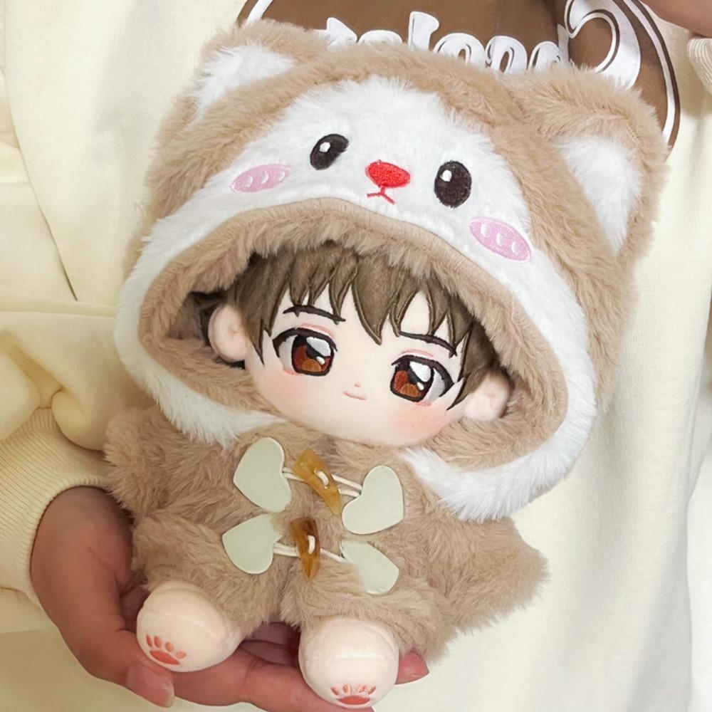 

Плюшевое пальто 20 см Хлопковая кукольная одежда Толстовки Без атрибутов Кукольная одежда 20 см Idol Хлопковая кукла