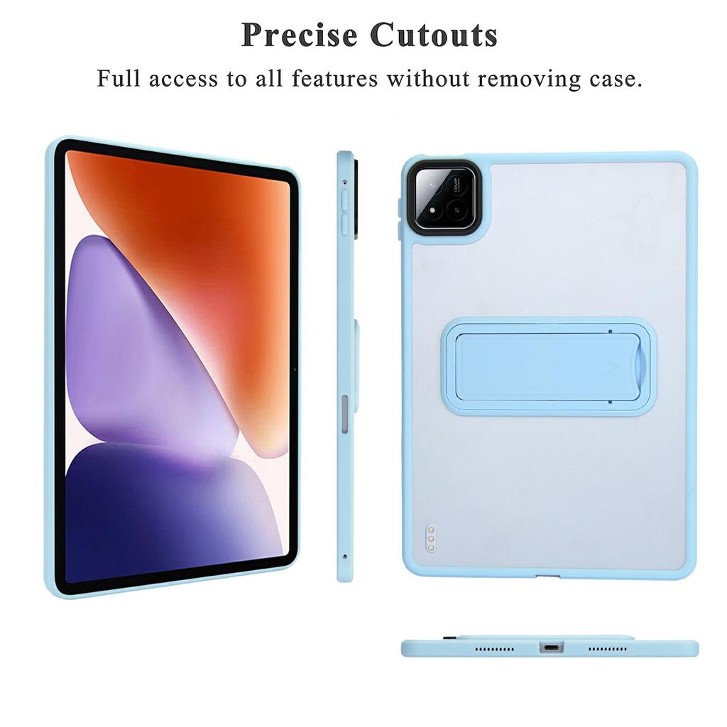 For Xiaomi Pad 7/Pad 7 Pro Case with Kickstand TPU + PC Skin-Touch Tablet Cover