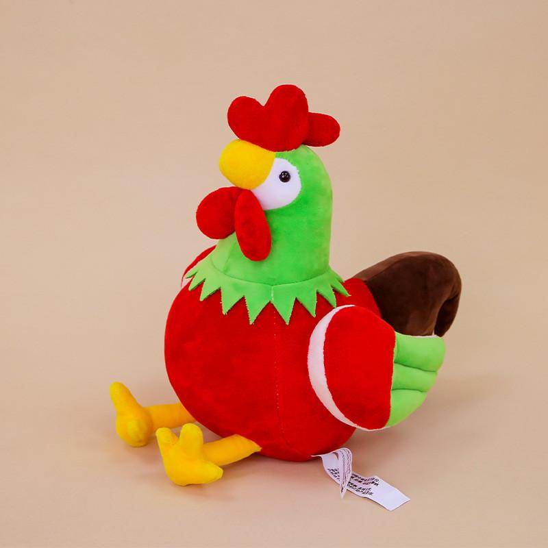 

Cute Cartoon Rooster Plush Doll Children Toy For Kids Gift зелений