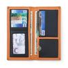Genuine Leather Long Wallet for Men Slim Cowhide Retro Business Card Holder Large Capacity Bifold Purse