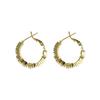 Broken Silver Color Hoop Earrings for Women Party Jewelry Accessories
