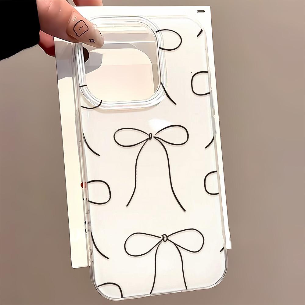 Painted Phone Case for iPhone 12 13 15 16 iPhone 16 12 13 14 15 Pro  14 15 16 Pro Max Coverage Shockproof Anti-Fingerprint Fresh Style Protective Case