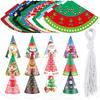 2024 Children's Christmas Party Hats: Santa, Snowman, Reindeer Designs