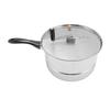 Stovetop Popcorn Maker Stainless Steel Popcorn Popper with Hand Crank Popcorn Pot for Gas Electric Heating