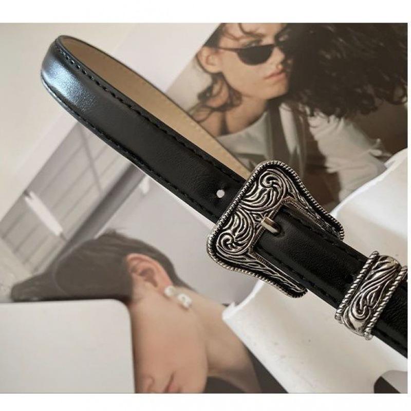 

Versatile Pu Black Belt For Women Designed For Summer Vintage Dresses And Elegant Outfits