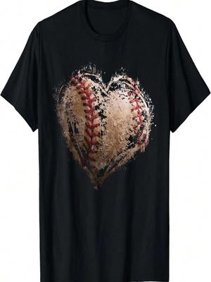 Vintage Baseball Heart Cute Mom Dad Unisex Wounisex Softball Kids T-Shirt