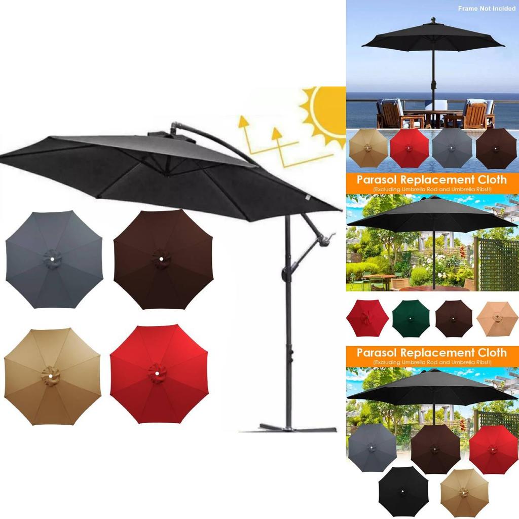 Guarda-Sol de Praia Versátil 210t Nylon Para Eventos ao Ar Livre Proteção Contra Chuva e Sol em Várias Cores