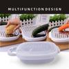 4-in-1 Plastic Manual Vegetable Chopper Slicer Cheese Carrot Shredder Potato Grater French Fry Cutter Kitchen Fruit Accessories