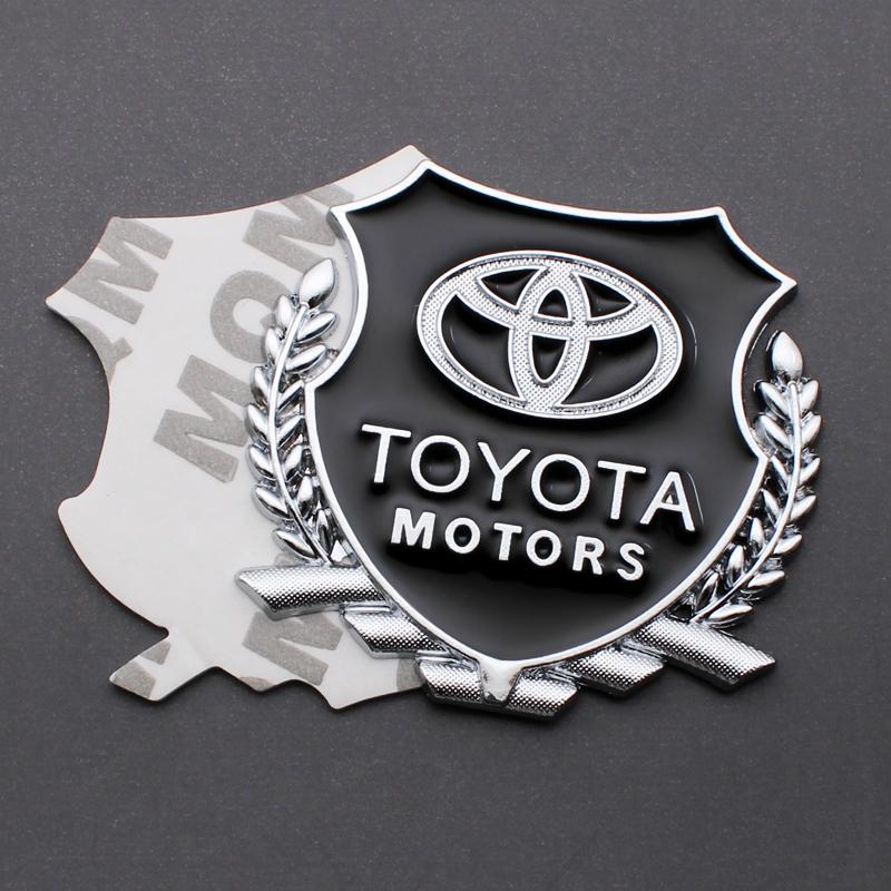 3D kovová samolepka na kufr auta, odznak, emblém, dekorace pro Toyota Chr rav4 Yaris prius avensis Corolla Camry, styling auta