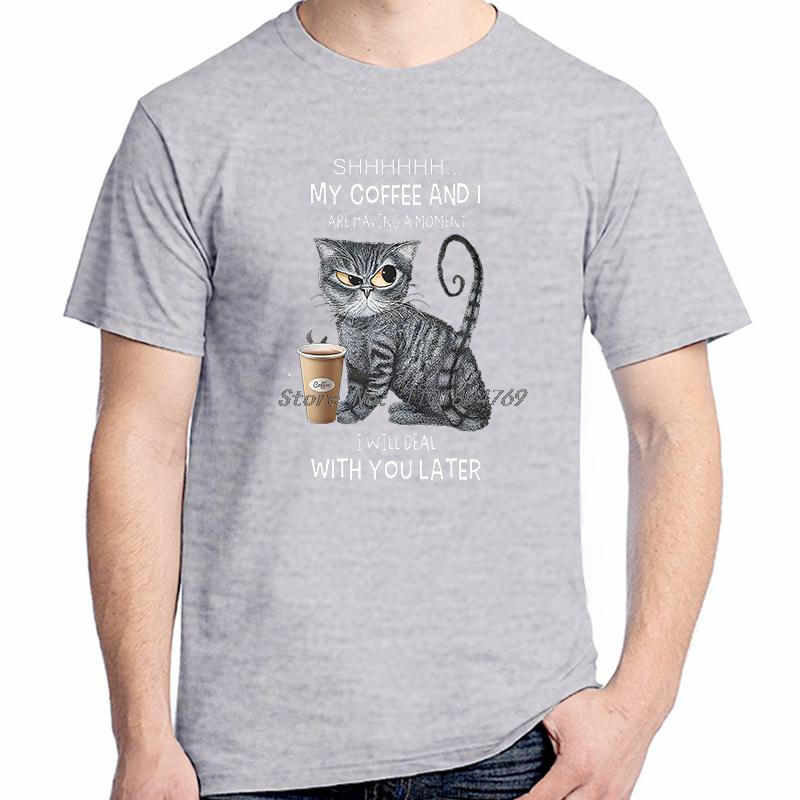 Fashion Printed Tshirt Cat Funny T Shirts Shirts Graphic Tee Tops Tshirt New Arrival Goods Cotton New Shirts And Tshirts