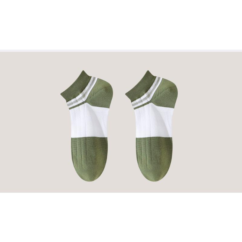Summer Low-top Casual Socks, Men's Short Socks, Pure Cotton Breathable and Anti-friction, Summer All-cotton Deodorizing and Sweat-absorbing Socks