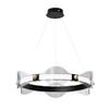Nordic Minimalist Glass Ring Pendant Light for Living Rooms, Bedrooms, Studies, Showrooms, and Restaurants.