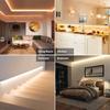 5V USB LED Strip Light White/Warm White – Flexible SMD 2835 Tape, Cuttable & Self-Adhesive for TV Backlight Cabinet Home Lighting